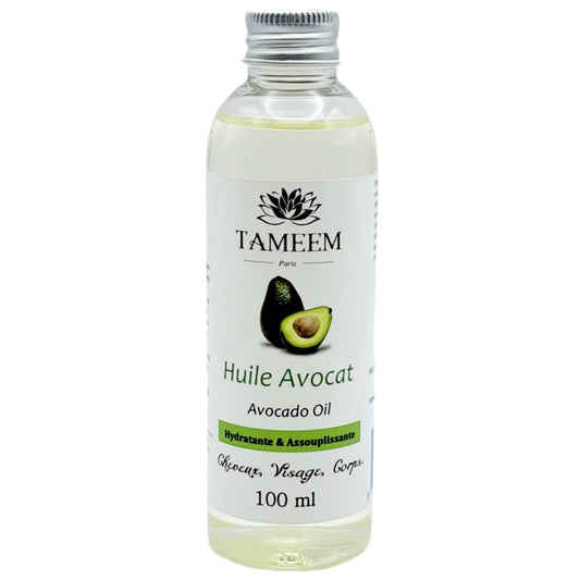 Huile d'Avocat - 100 ml - 100% Naturelle - Tameem
