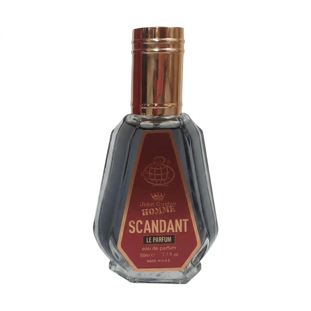 Scandant Homme Le Parfum 50 ml, flacon sur fond blanc