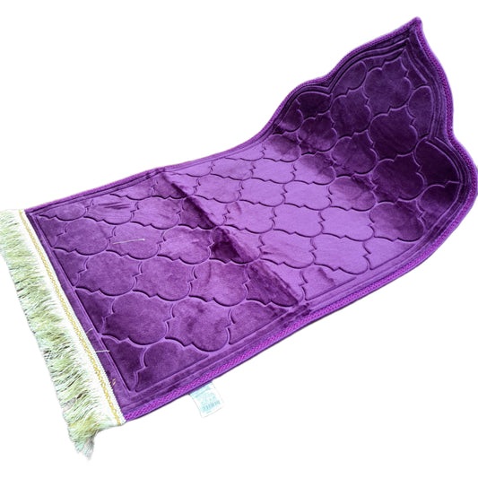 Purple prayer rug